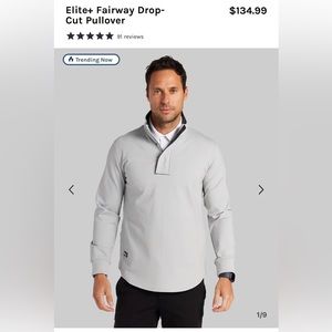BYLT mens fairway pullover - NWOT
